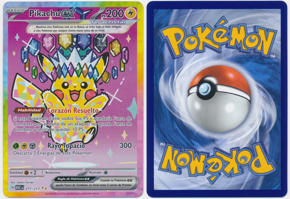 Unique image for Pikachu ex (Alt Full Art) - 277/217