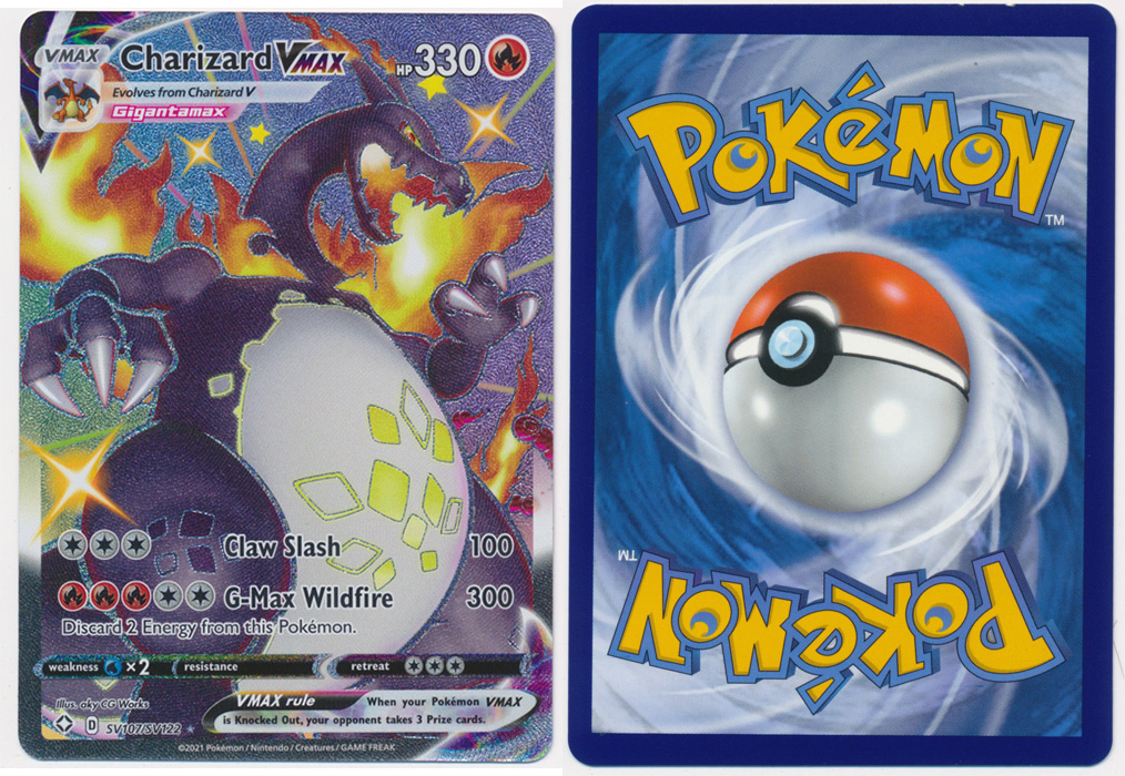 Unique image for Charizard VMAX (Shiny) - SV107/SV122