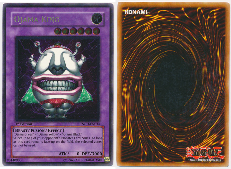 Unique image for Ojama King (Ultimate Rare)