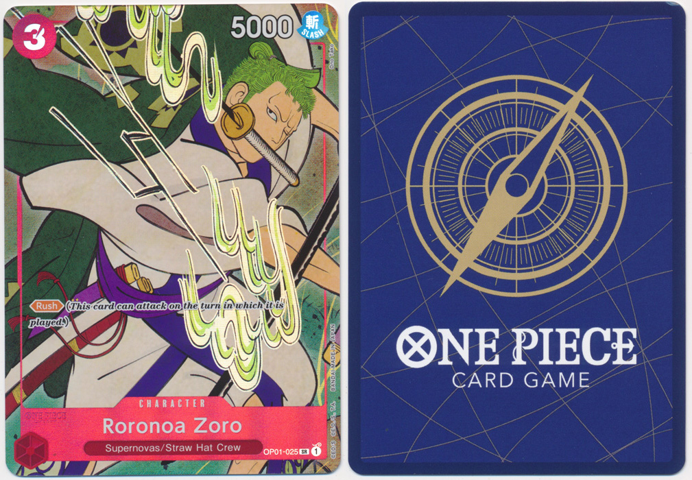 Unique image for Roronoa Zoro (English Version 1st Anniversary Set)