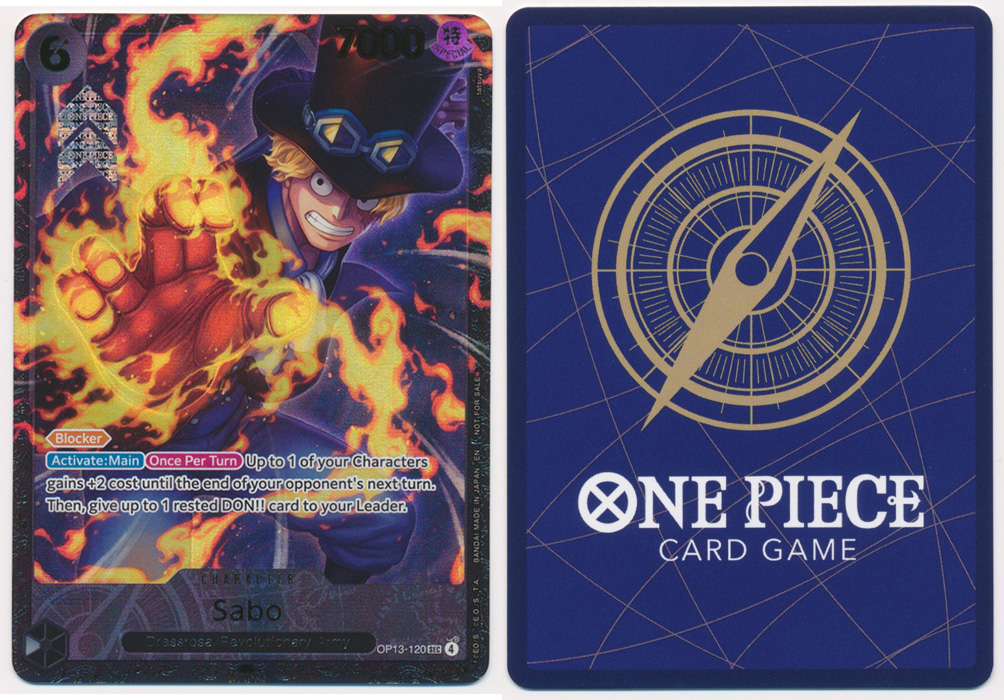 Unique image for Sabo (120) (Store Treasure Cup 2025) (Gold in Border)