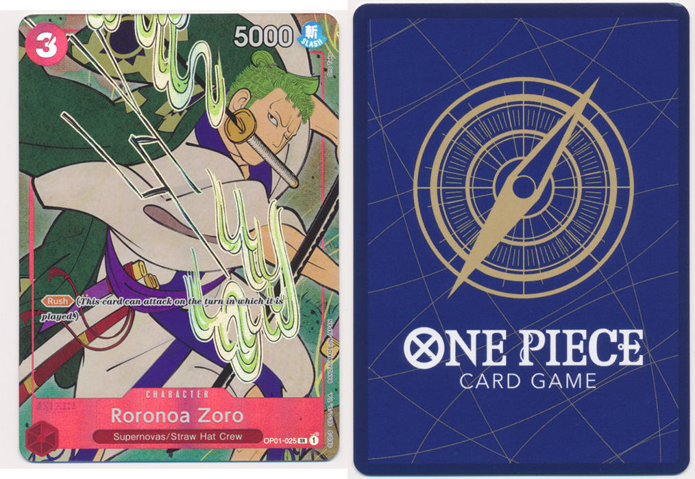 Unique image for Roronoa Zoro (English Version 1st Anniversary Set)