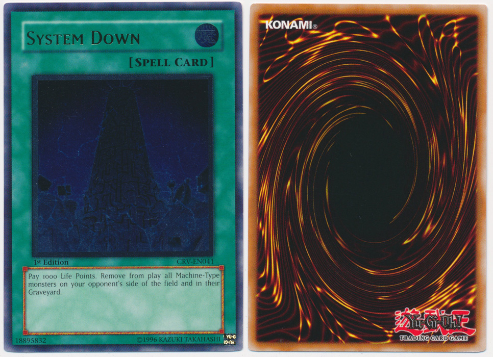 Unique image for System Down (Ultimate Rare)