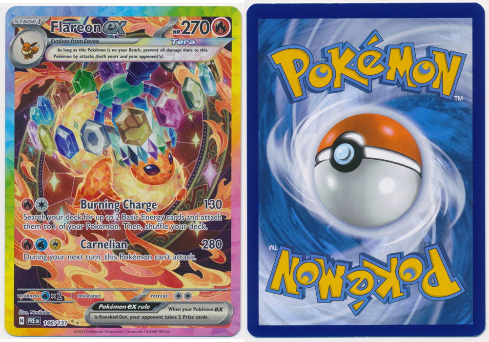 Unique image for Flareon ex (Alt Full Art) - 146/131