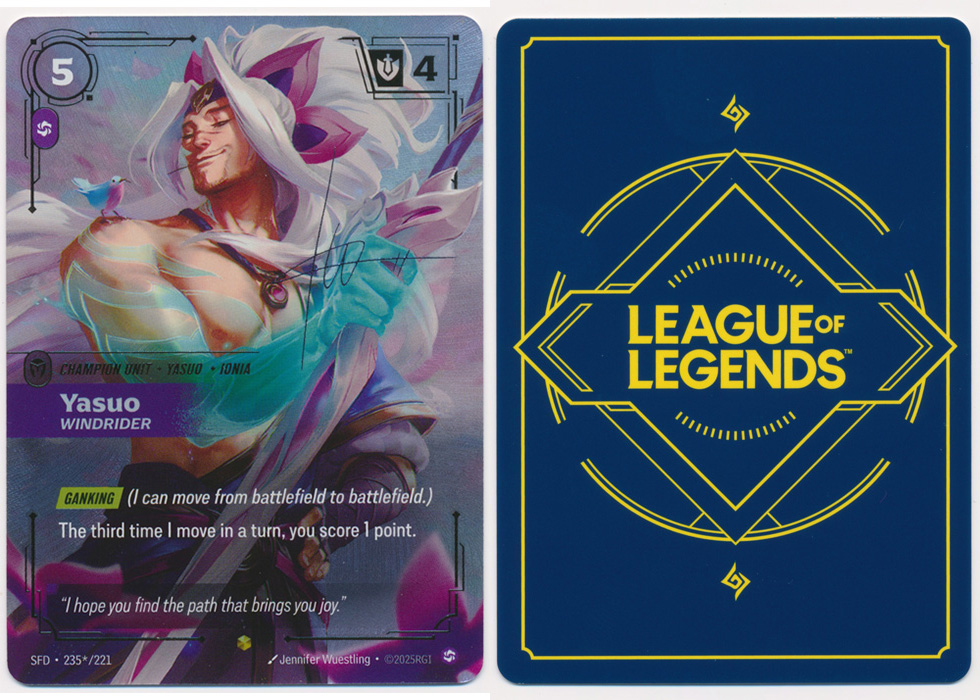 Unique image for Yasuo - Windrider (Signature Alternate Art)