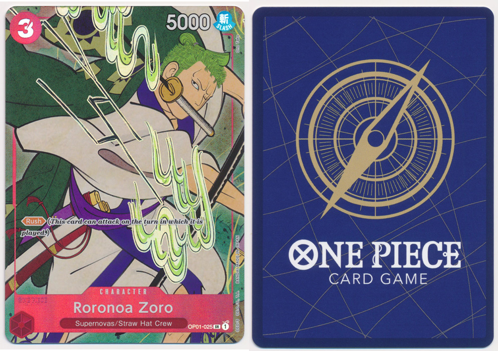 Unique image for Roronoa Zoro (English Version 1st Anniversary Set)