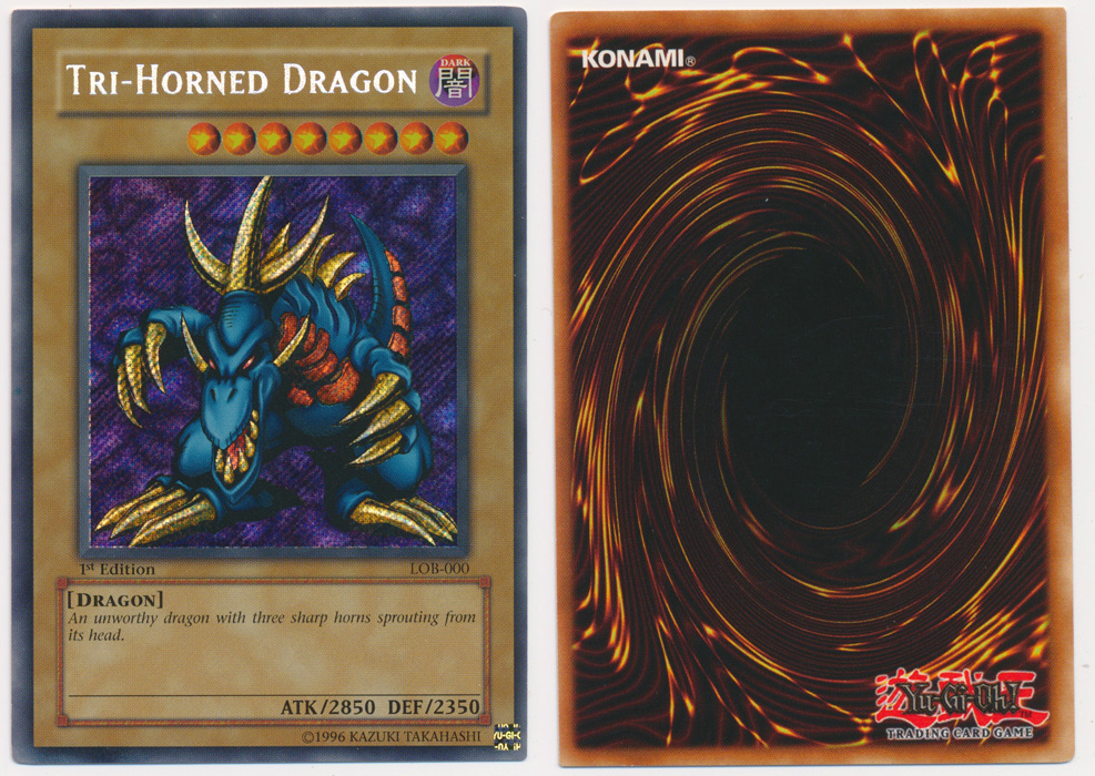 遊戯王Tri-Horned Dragon Ultra Rare【Mint】① Tri-Horned Dragon Ultra Rare Early 1枚 (Used) （1919245757）| magi