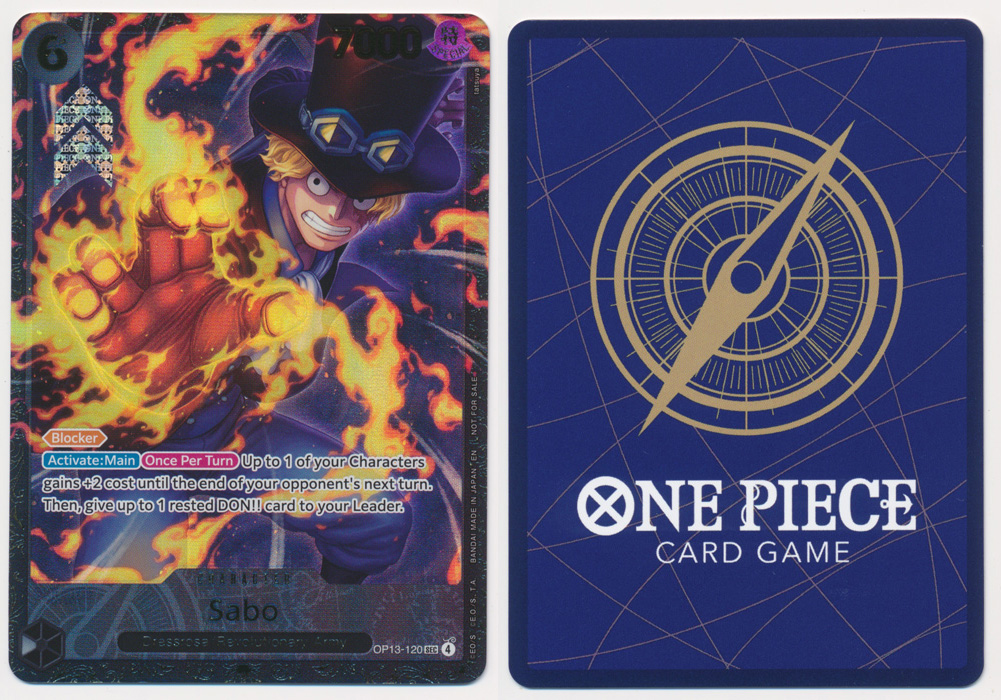 Unique image for Sabo (120) (Store Treasure Cup 2025) (Gold in Border)