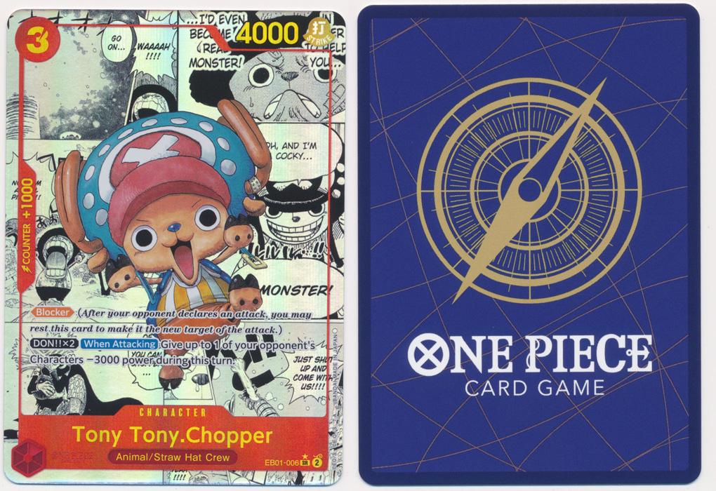 Unique image for Tony Tony.Chopper (006) (Parallel) (Manga) (Gold Counter Text)