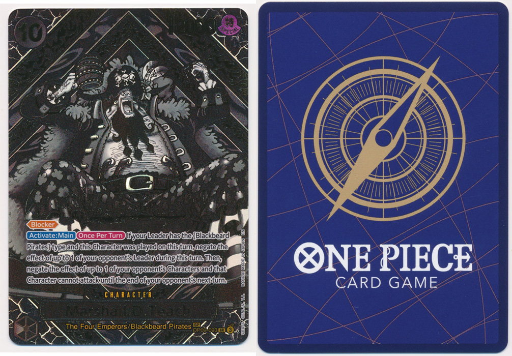 Unique image for Marshall.D.Teach (OP09-093) (SP) (Gold)