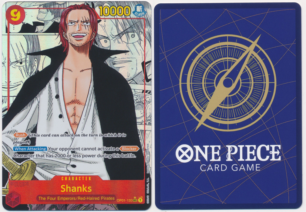 Unique image for Shanks (120)(Parallel) (Manga) (PRB-01)