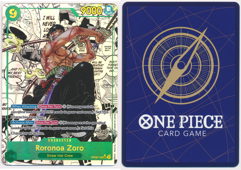 Unique image for Roronoa Zoro (Parallel) (Alternate Art) (Manga)