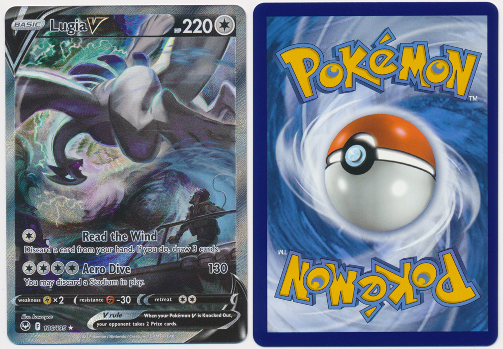 Unique image for Lugia V (Alt Full Art) - 186/195