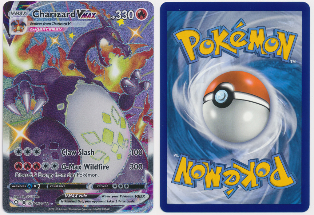 Unique image for Charizard VMAX (Shiny) - SV107/SV122
