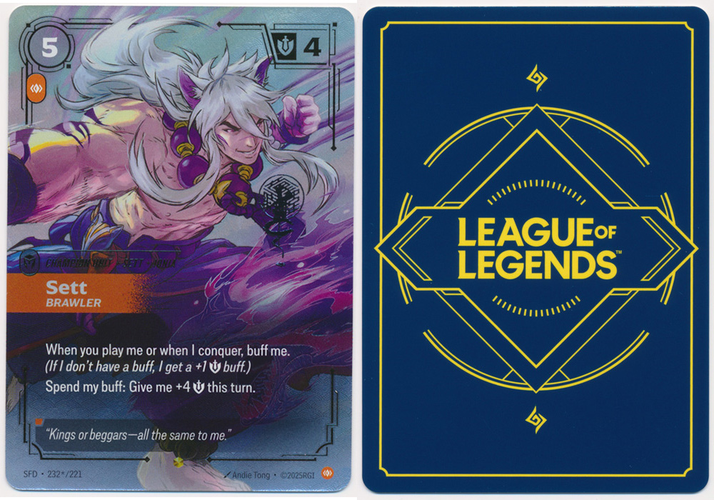 Unique image for Sett - Brawler (Signature Alternate Art)