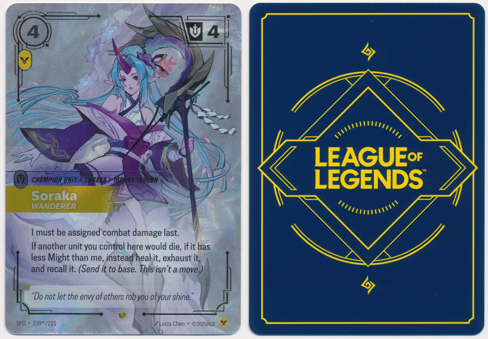Unique image for Soraka - Wanderer (Signature Alternate Art)