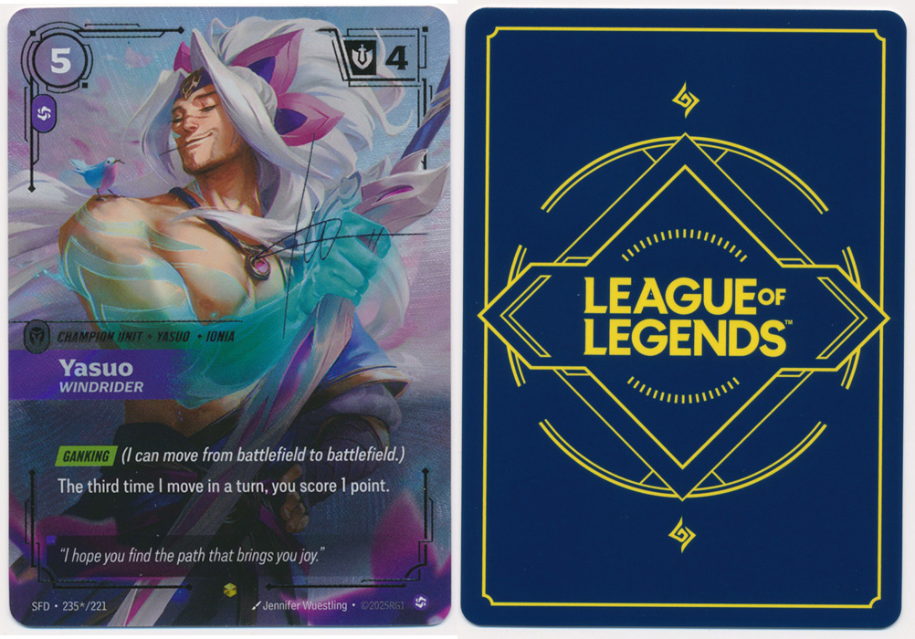 Unique image for Yasuo - Windrider (Signature Alternate Art)