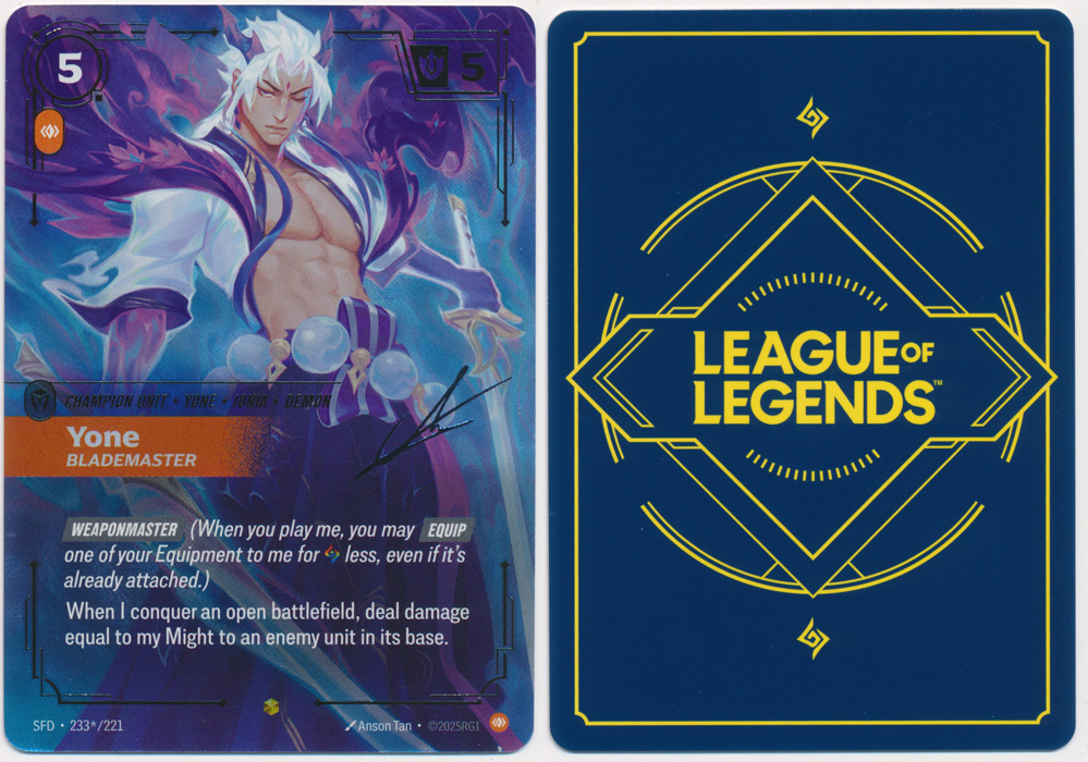 Unique image for Yone - Blademaster (Signature Alternate Art)