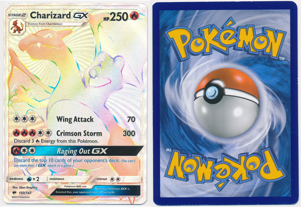 Unique image for Charizard-GX (Rainbow Rare) - 150/147