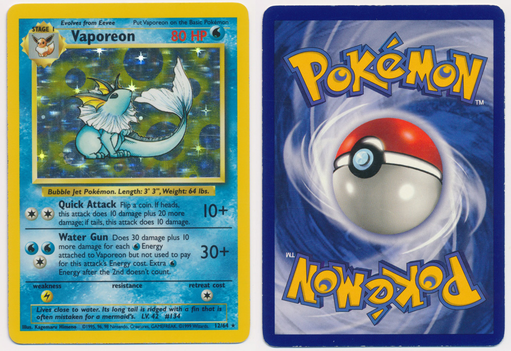 Unique image for Vaporeon - 12/64
