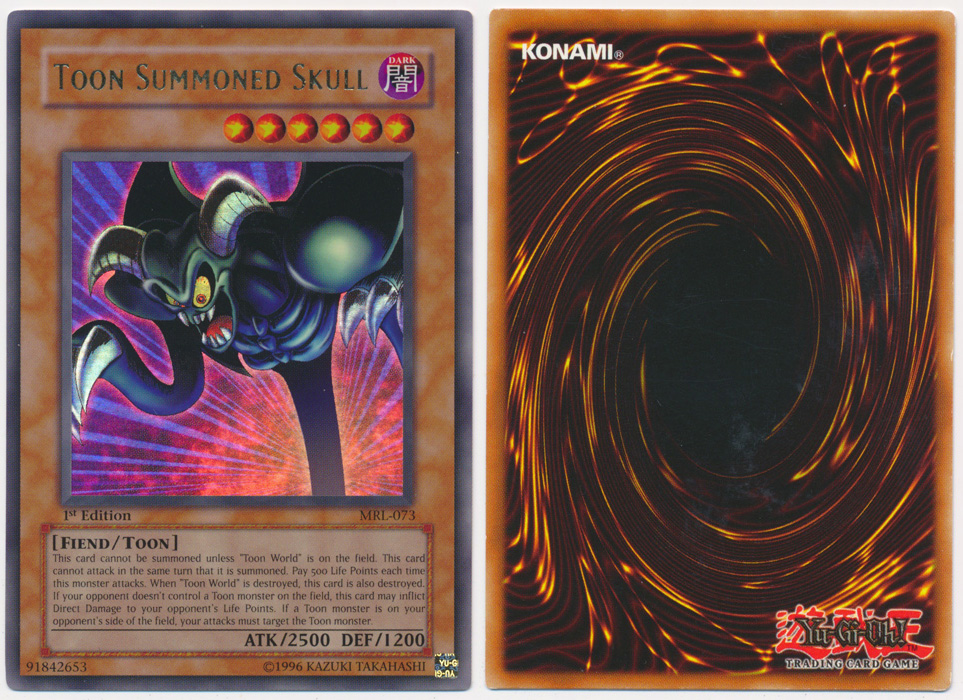 Unique image for Toon Summoned Skull