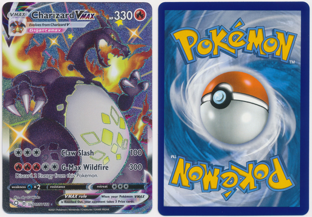 Unique image for Charizard VMAX (Shiny) - SV107/SV122