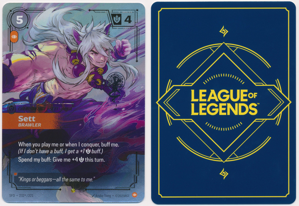 Unique image for Sett - Brawler (Signature Alternate Art)