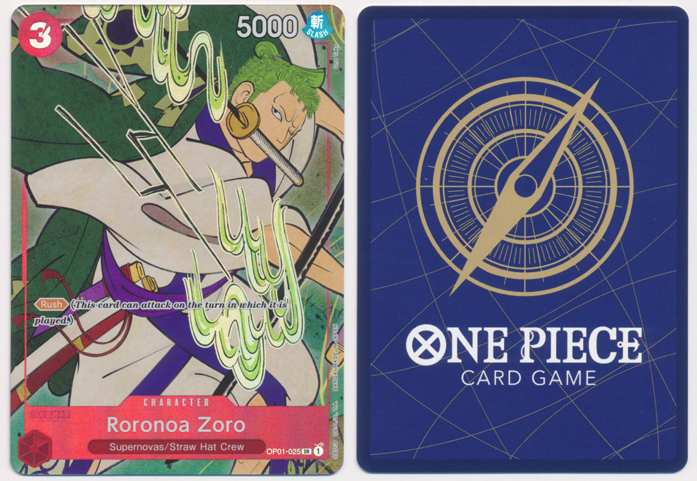 Unique image for Roronoa Zoro (English Version 1st Anniversary Set)