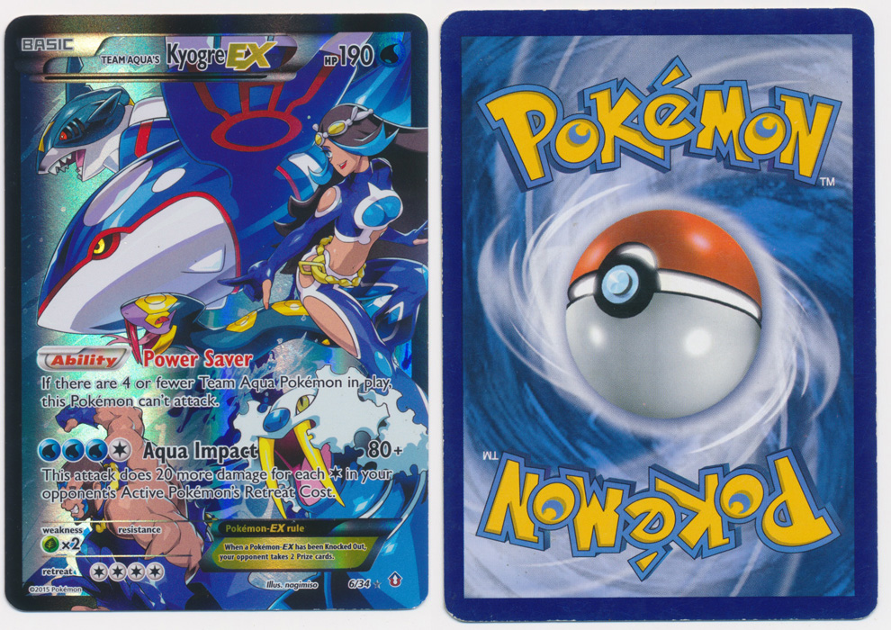 Unique image for Team Aqua's Kyogre-EX - 6/34