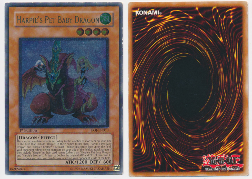 Unique image for Harpie's Pet Baby Dragon (Ultimate Rare)