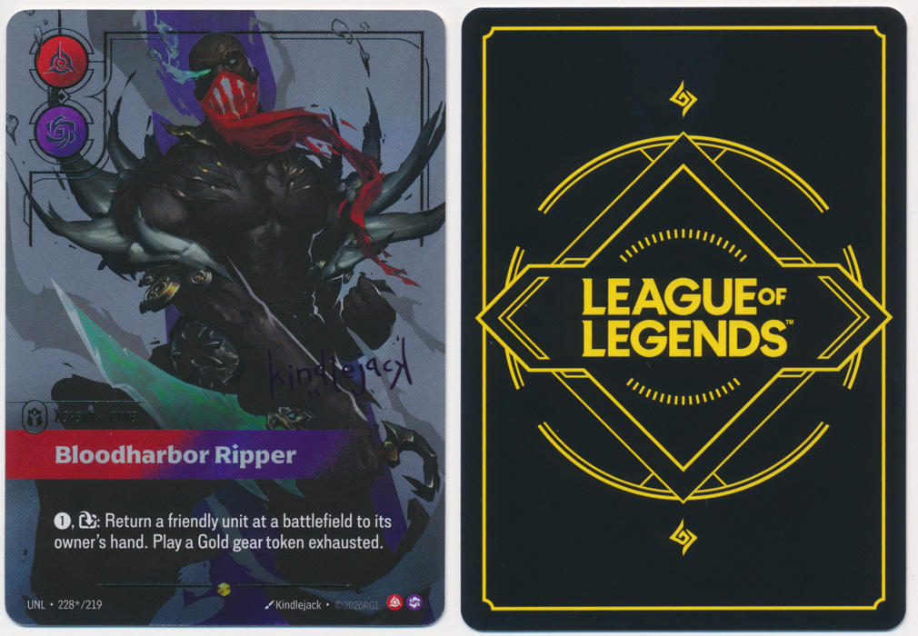 Unique image for Pyke - Bloodharbor Ripper (Signature Alternate Art)