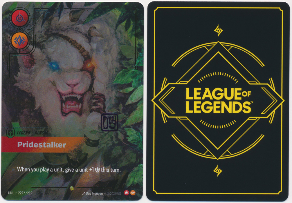 Unique image for Rengar - Pridestalker (Signature Alternate Art)
