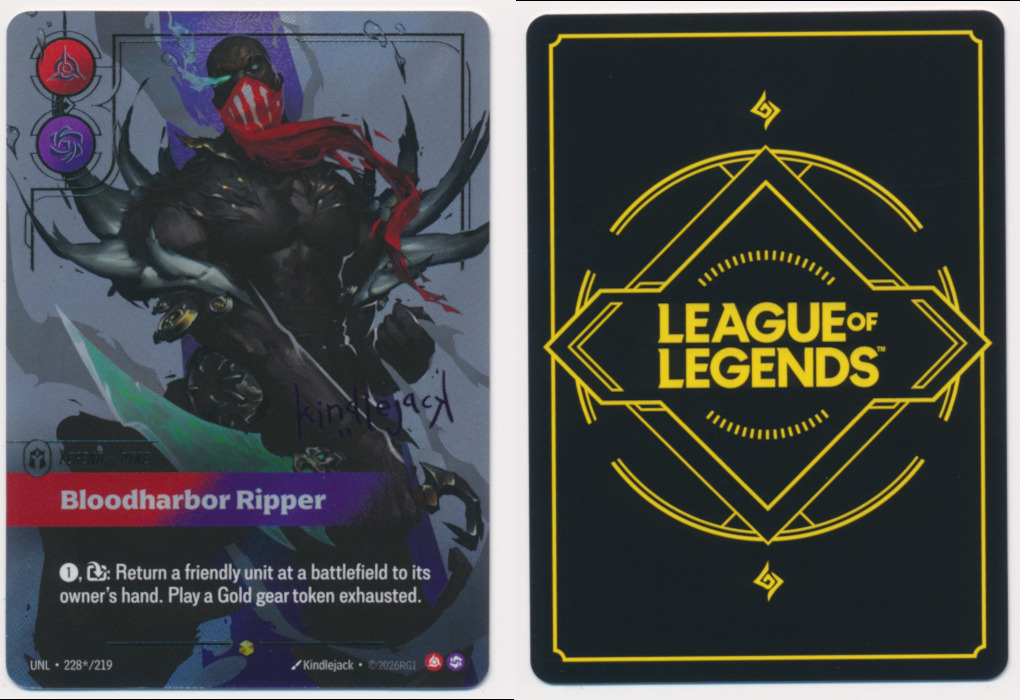 Unique image for Pyke - Bloodharbor Ripper (Signature Alternate Art)