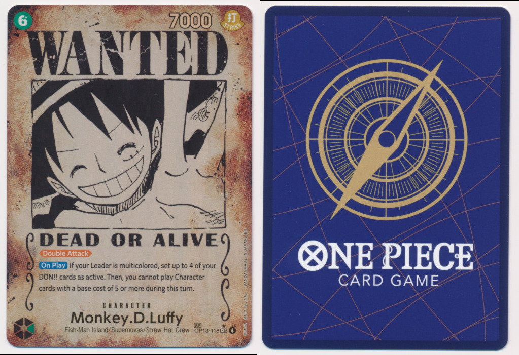Unique image for Monkey.D.Luffy (118) (Wanted Poster)