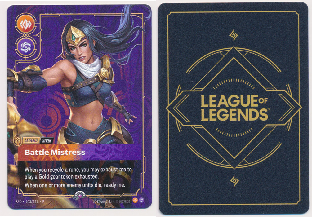 Unique image for Sivir - Battle Mistress (Metal)