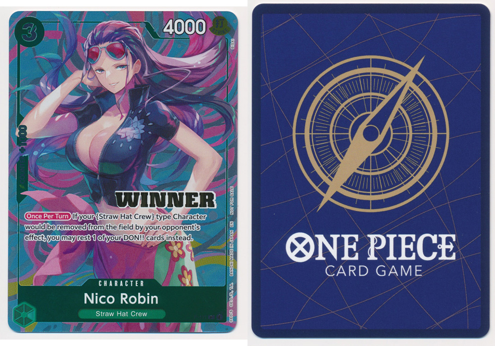 Unique image for Nico Robin (P-111) (Heroines Battle Winner)