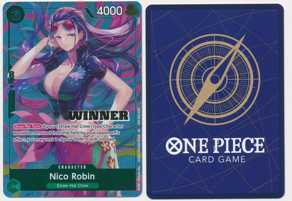 Unique image for Nico Robin (P-111) (Heroines Battle Winner)