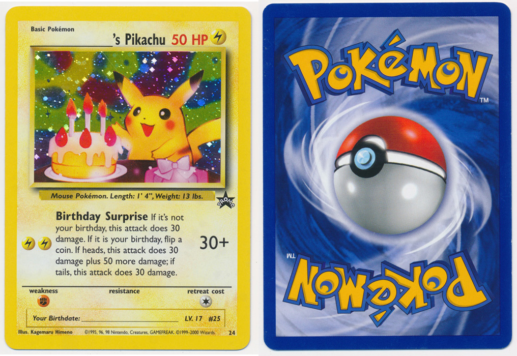 Unique image for _____'s Pikachu - 24 (Birthday Pikachu)