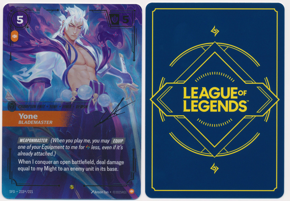 Unique image for Yone - Blademaster (Signature Alternate Art)