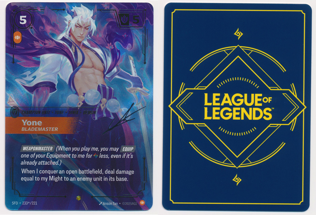 Unique image for Yone - Blademaster (Signature Alternate Art)