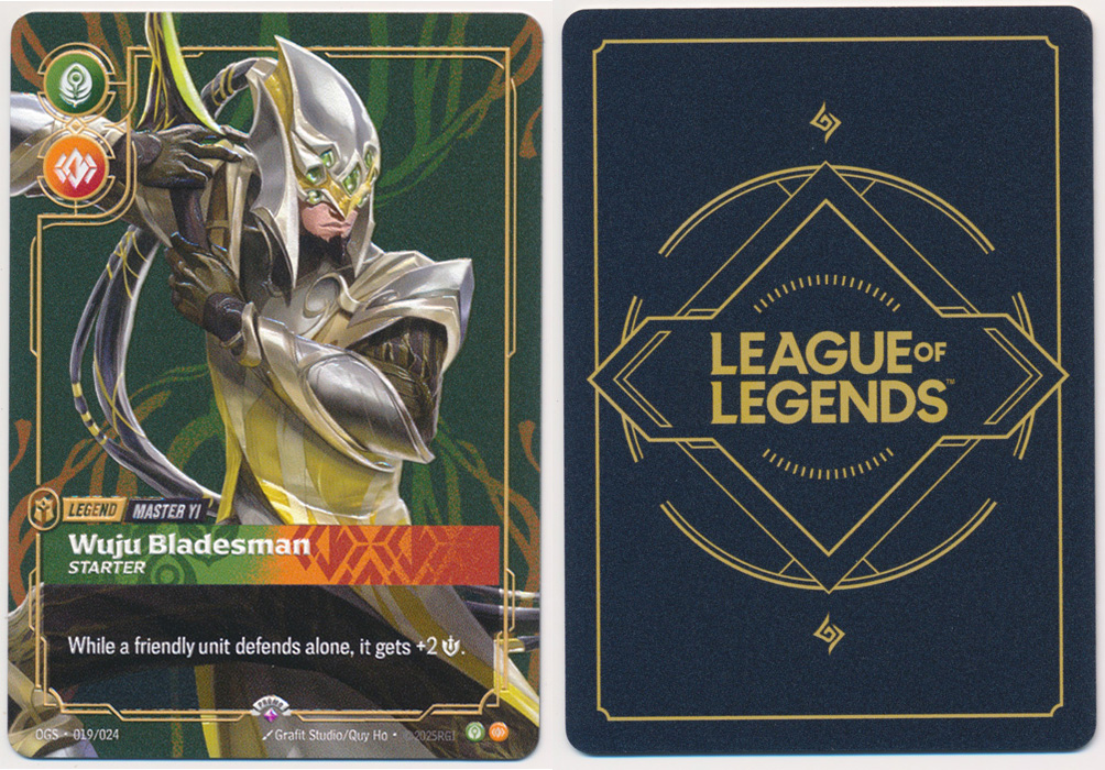 Unique image for Master Yi - Wuju Bladesman (Metal)