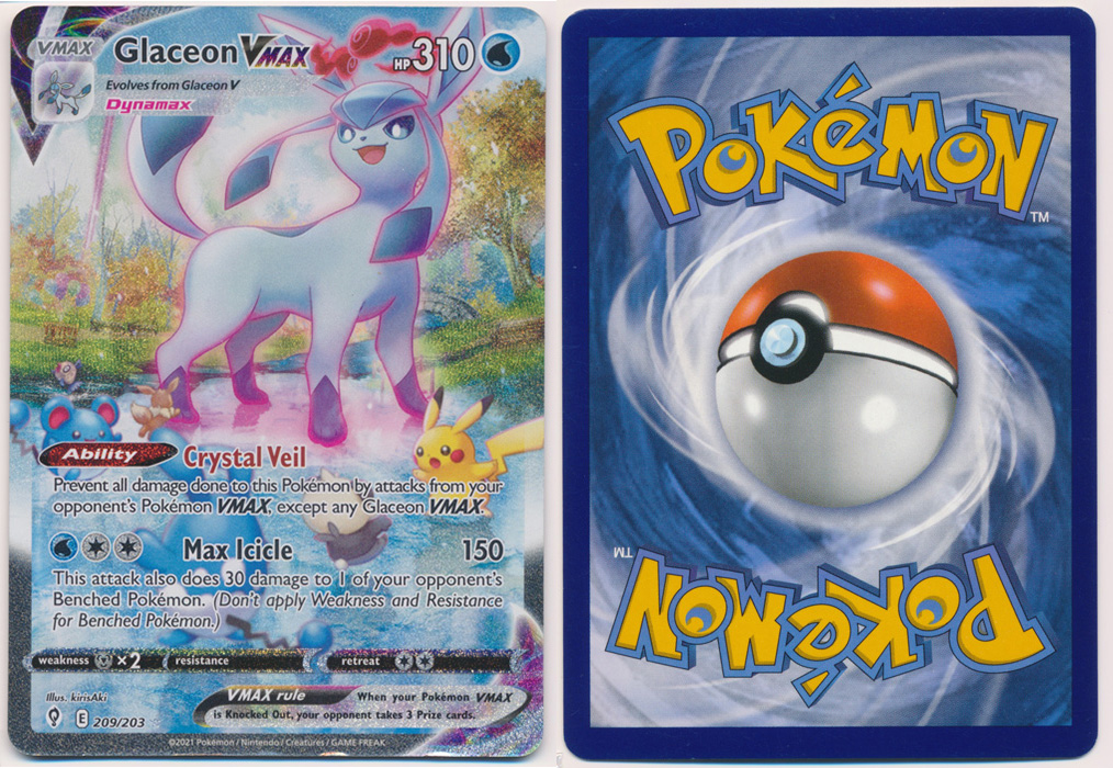 Unique image for Glaceon VMAX (Alt Secret Rare) - 209/203