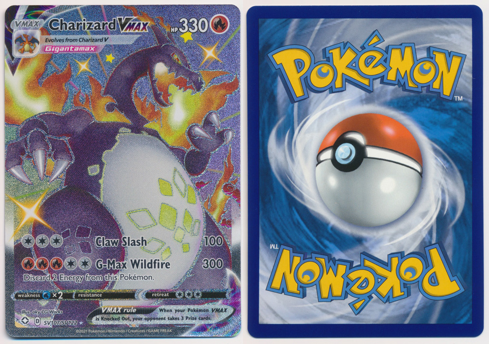 Unique image for Charizard VMAX (Shiny) - SV107/SV122
