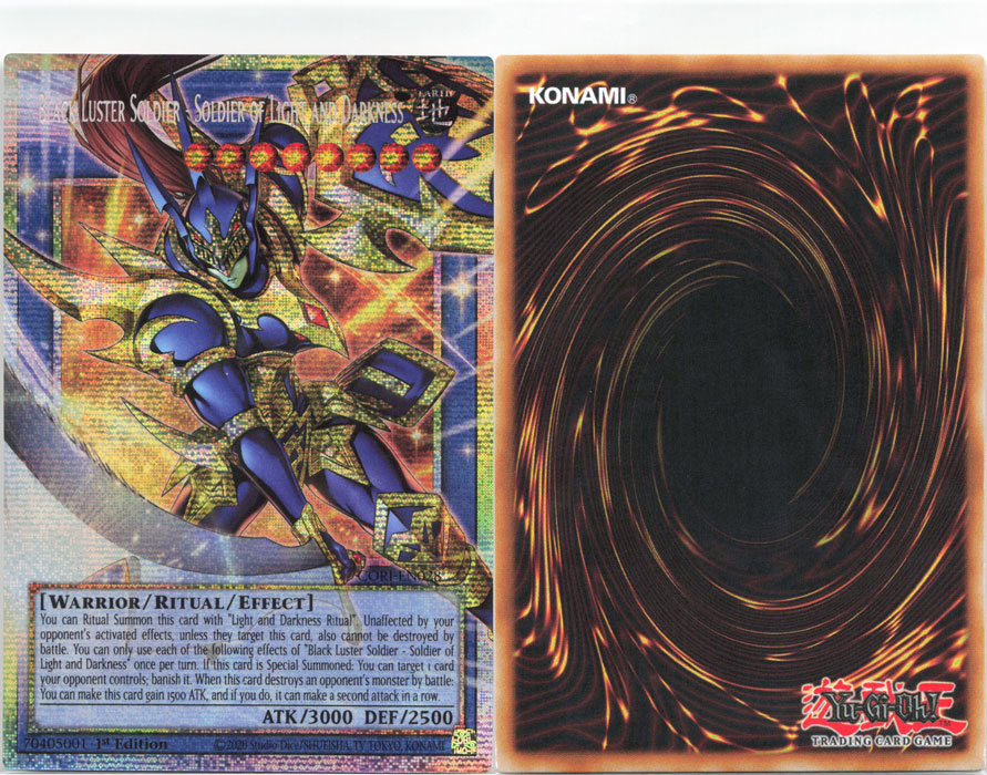 Unique image for Black Luster Soldier - Soldier of Light and Darkness (Extended Art Starlight Rare)