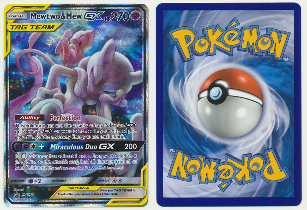 Unique image for Mewtwo & Mew-GX (Alt Full Art) - SM191