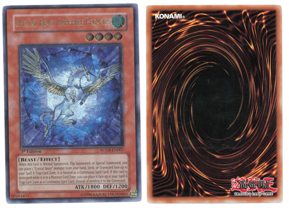 Unique image for Crystal Beast Sapphire Pegasus (Ultimate Rare)