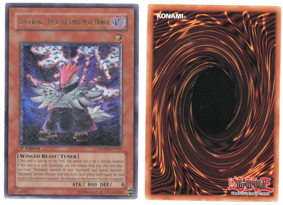 Unique image for Blackwing - Vayu the Emblem of Honor (Ultimate Rare)