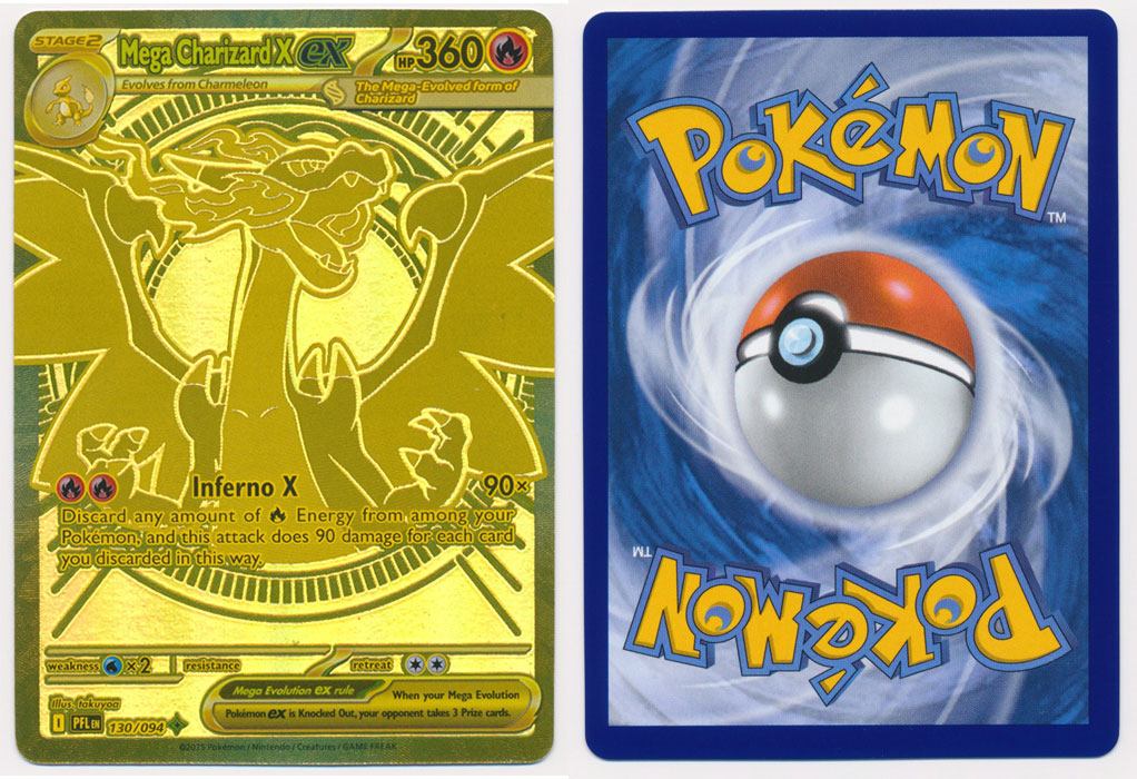 pokemon cards mega charizard ex secret rare M (X) (Secret) - XY EX rule Mega Charizard X EX 