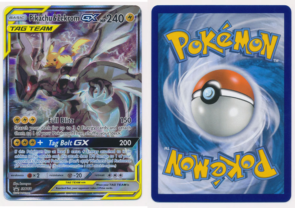 Unique image for Pikachu & Zekrom-GX (Alt Full Art) - SM168