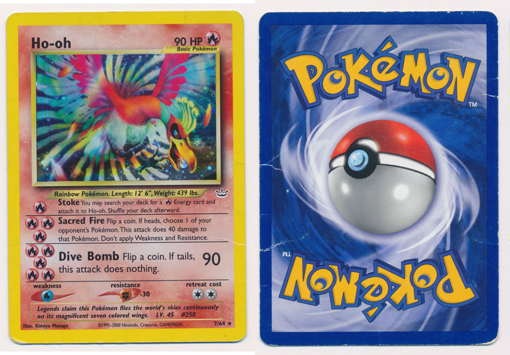 ho oh pokemon card rainbow Ho-oh Credit Card Credit Card Skin Anime Town Creations Colorless Phoenix Burn (180) This Pokmon cant use Phoenix Burn during your next turn Ho-Oh 019 - Reverse Holofoil